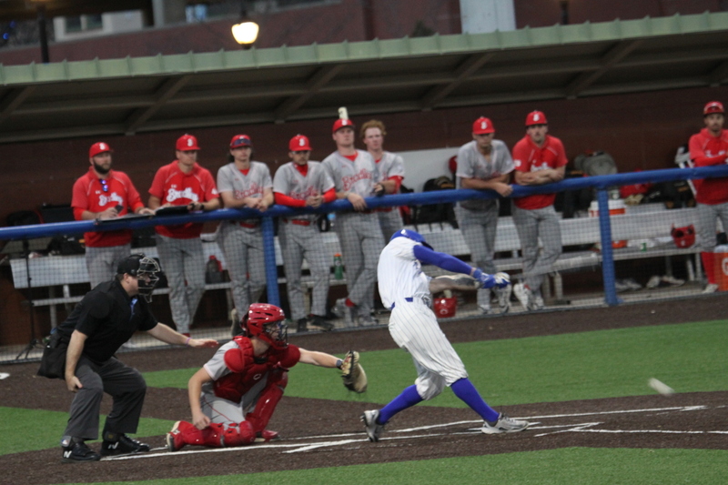 Saint Louis University Baseball vs Bradley University 2026 A -XXIII.jpg :: Saint Louis University Baseball vs Bradley University 2026 at Billikens Sports Center in St. Louis, Missouri, USA. Another win for SLU Baseball 2-1 in regulation play. NCAA Baseball, College Baseball, Billikens Sports