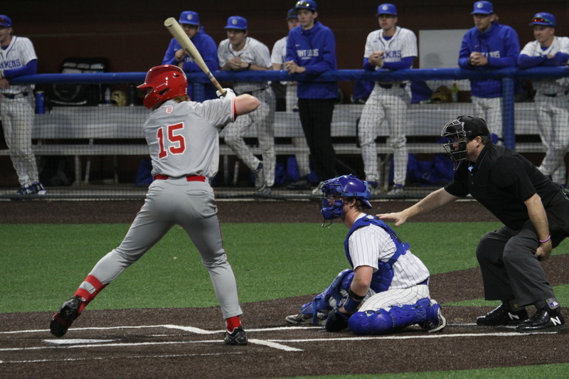 Saint Louis University Baseball vs Bradley University 2026 A -XXXI.jpg :: Saint Louis University Baseball vs Bradley University 2026 at Billikens Sports Center in St. Louis, Missouri, USA. Another win for SLU Baseball 2-1 in regulation play. NCAA Baseball, College Baseball, Billikens Sports
