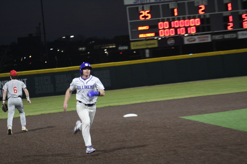 Saint Louis University Baseball vs Bradley University 2026 A -XXXXVI.jpg :: Saint Louis University Baseball vs Bradley University 2026 at Billikens Sports Center in St. Louis, Missouri, USA. Another win for SLU Baseball 2-1 in regulation play. NCAA Baseball, College Baseball, Billikens Sports