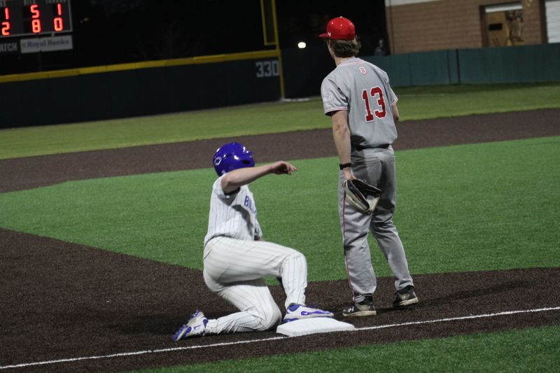 Saint Louis University Baseball vs Bradley University 2026 A -XXXXVII.jpg :: Saint Louis University Baseball vs Bradley University 2026 at Billikens Sports Center in St. Louis, Missouri, USA. Another win for SLU Baseball 2-1 in regulation play. NCAA Baseball, College Baseball, Billikens Sports