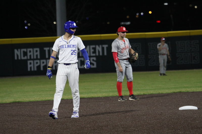 Saint Louis University Baseball vs Bradley University 2026 A -XXXXVIII.jpg :: Saint Louis University Baseball vs Bradley University 2026 at Billikens Sports Center in St. Louis, Missouri, USA. Another win for SLU Baseball 2-1 in regulation play. NCAA Baseball, College Baseball, Billikens Sports