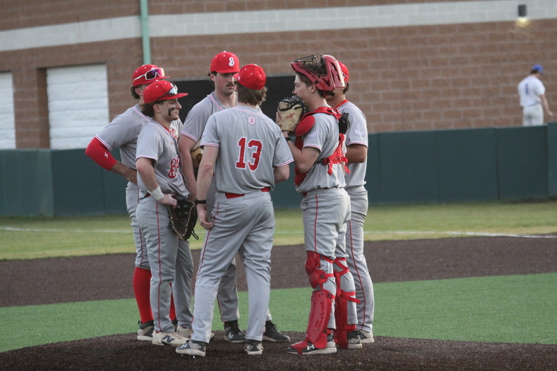 Saint Louis University Baseball vs Bradley University 2026 CV.jpg :: Saint Louis University Baseball vs Bradley University 2026 at Billikens Sports Center in St. Louis, Missouri, USA. Division I Baseball, NCAA Baseball, College Baseball, SLU win 2-1