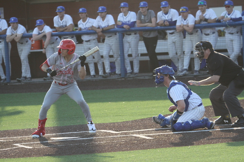 Saint Louis University Baseball vs Bradley University 2026 LXXI.jpg :: Saint Louis University Baseball vs Bradley University 2026 at Billikens Sports Center in St. Louis, Missouri, USA.  A SLU win 2-1 in 9 innings of play. NCAA Baseball, College Baseball, A10 Conference, Missouri Valley Conference, 03/07/2026 4pm