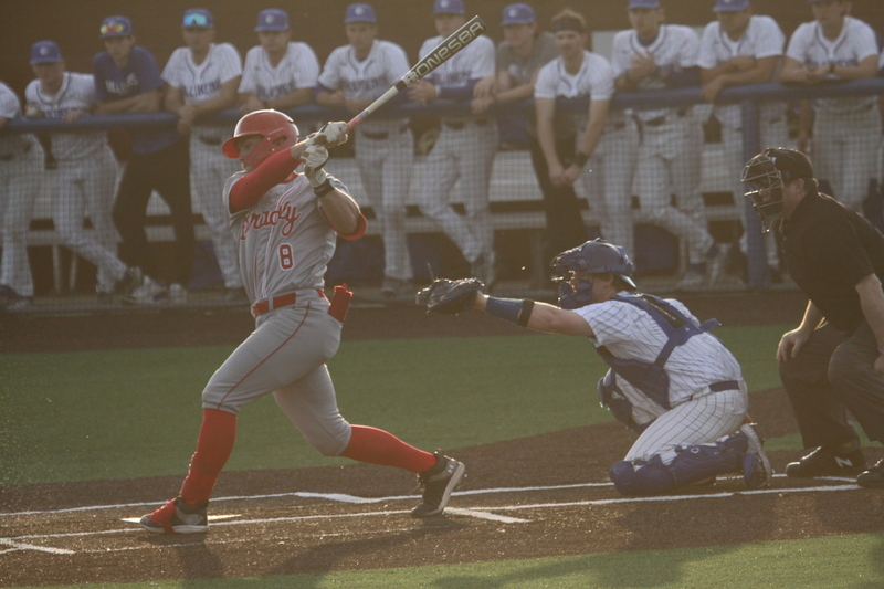 Saint Louis University Baseball vs Bradley University 2026 LXXXIV.jpg :: Saint Louis University Baseball vs Bradley University 2026 at Billikens Sports Center in St. Louis, Missouri, USA.  A SLU win 2-1 in 9 innings of play. NCAA Baseball, College Baseball, A10 Conference, Missouri Valley Conference, 03/07/2026 4pm