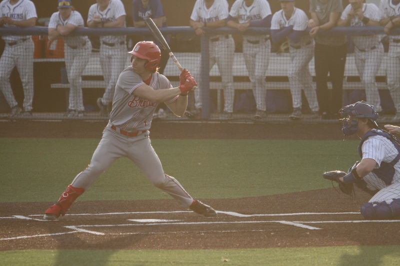 Saint Louis University Baseball vs Bradley University 2026 LXXXXIII.jpg :: Saint Louis University Baseball vs Bradley University 2026 at Billikens Sports Center in St. Louis, Missouri, USA.  A SLU win 2-1 in 9 innings of play. NCAA Baseball, College Baseball, A10 Conference, Missouri Valley Conference, 03/07/2026 4pm