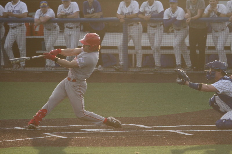 Saint Louis University Baseball vs Bradley University 2026 LXXXXIV.jpg :: Saint Louis University Baseball vs Bradley University 2026 at Billikens Sports Center in St. Louis, Missouri, USA.  A SLU win 2-1 in 9 innings of play. NCAA Baseball, College Baseball, A10 Conference, Missouri Valley Conference, 03/07/2026 4pm