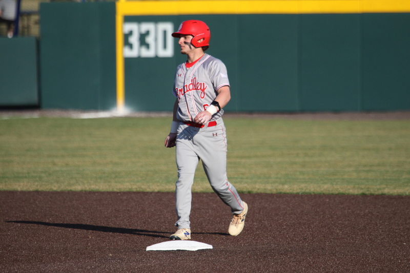 Saint Louis University Baseball vs Bradley University 2026 XI.jpg :: Saint Louis University Baseball vs Bradley University 2026 at Billikens Sports Center in St. Louis, Missouri, USA. Atlantic 10 Conference hosting the Missouri Valley Conference Braves, NCAA Baseball, Division I, College Baseball, 03-06-2026 4 pm