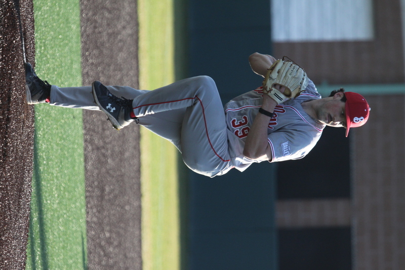 Saint Louis University Baseball vs Bradley University 2026 XII.jpg :: Saint Louis University Baseball vs Bradley University 2026 at Billikens Sports Center in St. Louis, Missouri, USA. Atlantic 10 Conference hosting the Missouri Valley Conference Braves, NCAA Baseball, Division I, College Baseball, 03-06-2026 4 pm