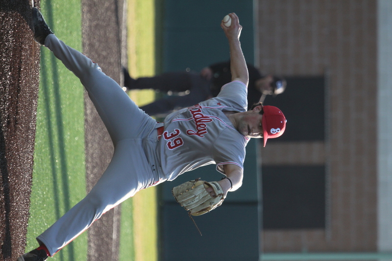 Saint Louis University Baseball vs Bradley University 2026 XXIII.jpg :: Saint Louis University Baseball vs Bradley University 2026 at Billikens Sports Center in St. Louis, Missouri, USA. Atlantic 10 Conference hosting the Missouri Valley Conference Braves, NCAA Baseball, Division I, College Baseball, 03-06-2026 4 pm