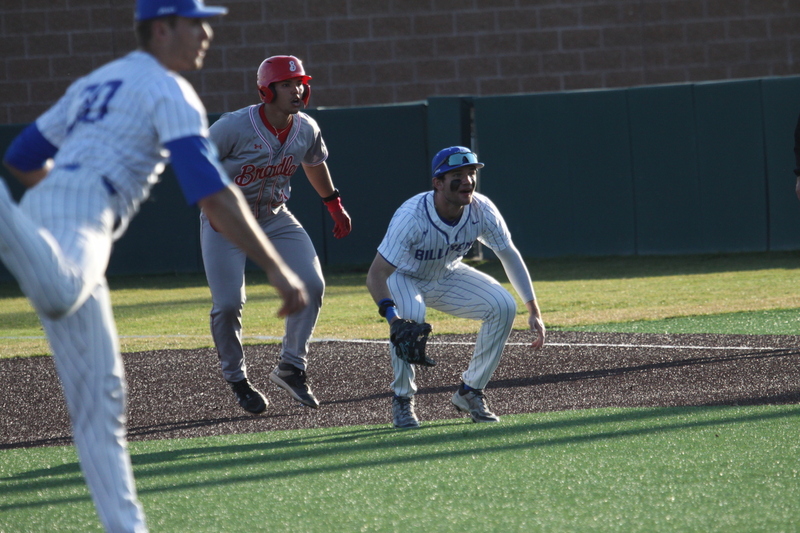Saint Louis University Baseball vs Bradley University 2026 XXIX.jpg :: Saint Louis University Baseball vs Bradley University 2026 at Billikens Sports Center in St. Louis, Missouri, USA. Atlantic 10 Conference hosting the Missouri Valley Conference Braves, NCAA Baseball, Division I, College Baseball, 03-06-2026 4 pm