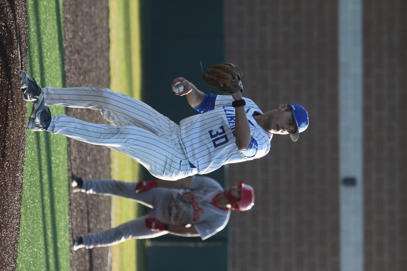 Saint Louis University Baseball vs Bradley University 2026 XXXII.jpg :: Saint Louis University Baseball vs Bradley University 2026 at Billikens Sports Center in St. Louis, Missouri, USA. Atlantic 10 Conference hosting the Missouri Valley Conference Braves, NCAA Baseball, Division I, College Baseball, 03-06-2026 4 pm