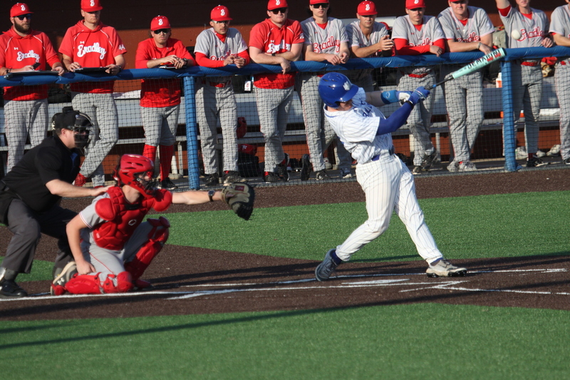 Saint Louis University Baseball vs Bradley University 2026 XXXXIX.jpg :: Saint Louis University Baseball vs Bradley University 2026 at Billikens Sports Center in St. Louis, Missouri, USA. NCAA Baseball, Division I College Baseball, SLU is an A10 Conference Team and Bradley University is a Missouri Valley Conference Team. 