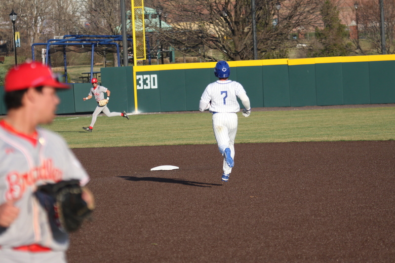 Saint Louis University Baseball vs Bradley University 2026 XXXXVII.jpg :: Saint Louis University Baseball vs Bradley University 2026 at Billikens Sports Center in St. Louis, Missouri, USA. NCAA Baseball, Division I College Baseball, SLU is an A10 Conference Team and Bradley University is a Missouri Valley Conference Team. 