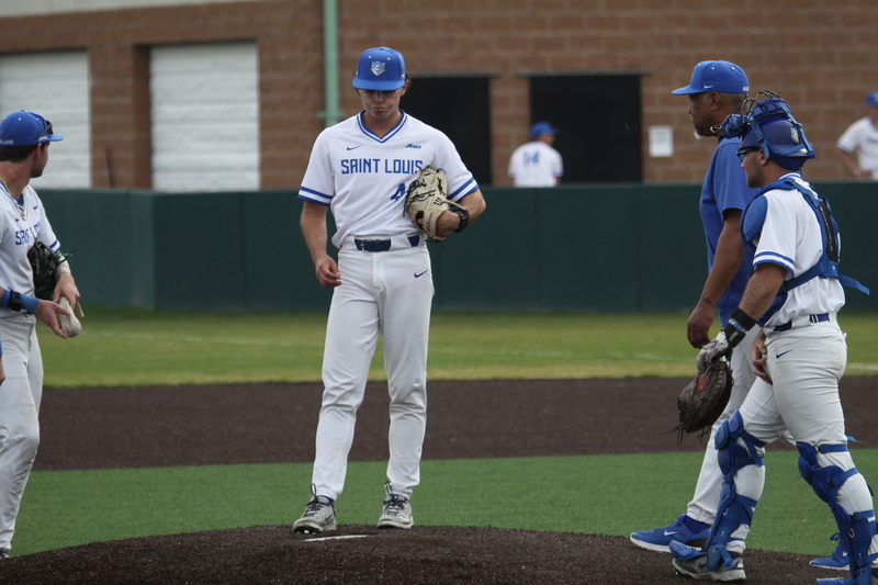 Saint Louis University Baseball vs Illinois State University 2026 A -IX.jpg :: Saint Louis University Baseball vs Illinois State University 2026 at Billikens Sports Center in St. Louis, Missouri, USA. 8-5 loss for the Billikens to the Redbirds. Division I Baseball, NCAA Baseball, College Baseball 03/10/2026 