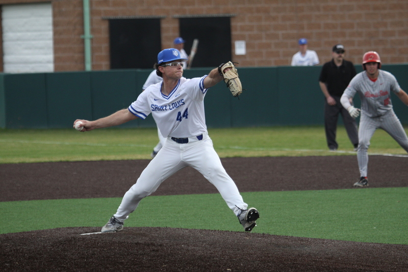 Saint Louis University Baseball vs Illinois State University 2026 A -VII.jpg :: Saint Louis University Baseball vs Illinois State University 2026 at Billikens Sports Center in St. Louis, Missouri, USA. 8-5 loss for the Billikens to the Redbirds. Division I Baseball, NCAA Baseball, College Baseball 03/10/2026 