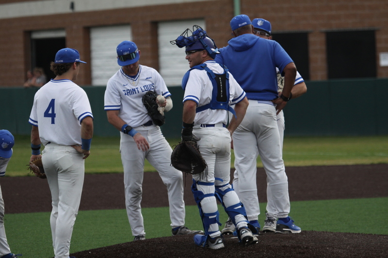 Saint Louis University Baseball vs Illinois State University 2026 A -XI.jpg :: Saint Louis University Baseball vs Illinois State University 2026 at Billikens Sports Center in St. Louis, Missouri, USA. 8-5 loss for the Billikens to the Redbirds. Division I Baseball, NCAA Baseball, College Baseball 03/10/2026 