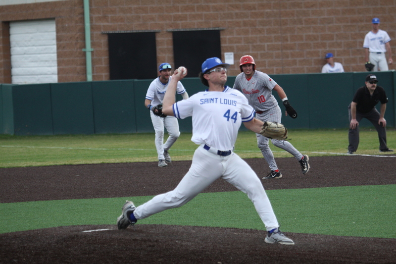 Saint Louis University Baseball vs Illinois State University 2026 A -XV.jpg :: Saint Louis University Baseball vs Illinois State University 2026 at Billikens Sports Center in St. Louis, Missouri, USA. 8-5 loss for the Billikens to the Redbirds. Division I Baseball, NCAA Baseball, College Baseball 03/10/2026 