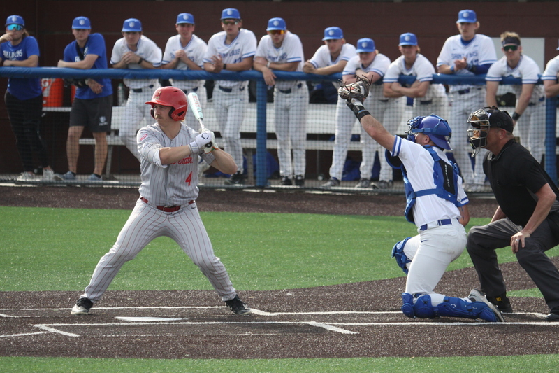Saint Louis University Baseball vs Illinois State University 2026 LII.jpg :: Saint Louis University Baseball vs Illinois State University 2026 at Billikens Sports Center in St. Louis, Missouri, USA. SLU loss 8-5 in regulation play. NCAA, NCAA Baseball, College Baseball, Missouri Valley Conference, A10 Conference