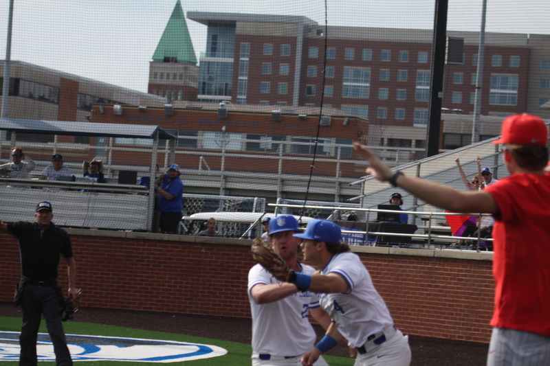 Saint Louis University Baseball vs Illinois State University 2026 LVIII.jpg :: Saint Louis University Baseball vs Illinois State University 2026 at Billikens Sports Center in St. Louis, Missouri, USA. SLU loss 8-5 in regulation play. NCAA, NCAA Baseball, College Baseball, Missouri Valley Conference, A10 Conference