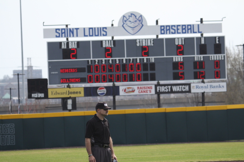 Saint Louis University Baseball vs Illinois State University 2026 LXXXIII.jpg :: Saint Louis University Baseball vs Illinois State University 2026 at Billikens Sports Center in St. Louis, Missouri, USA. 8-5 loss for the Billikens to the Redbirds. Division I Baseball, NCAA Baseball, College Baseball 03/10/2026 