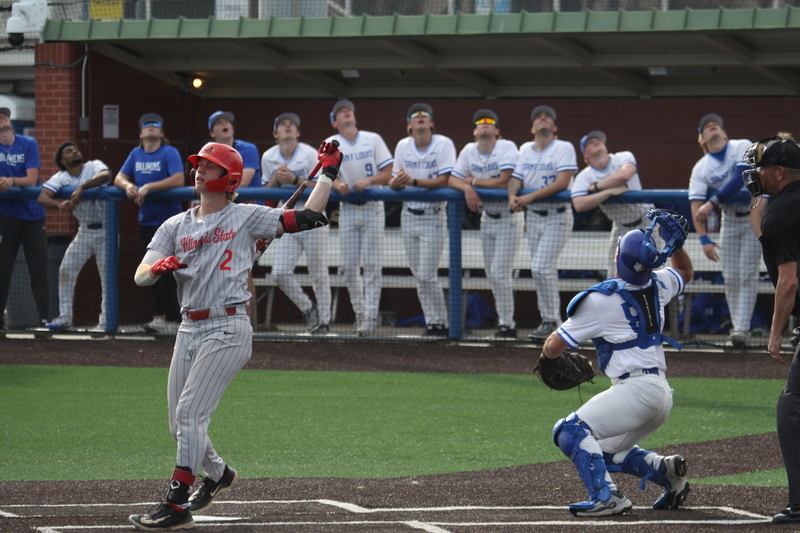 Saint Louis University Baseball vs Illinois State University 2026 LXXXXII.jpg :: Saint Louis University Baseball vs Illinois State University 2026 at Billikens Sports Center in St. Louis, Missouri, USA. 8-5 loss for the Billikens to the Redbirds. Division I Baseball, NCAA Baseball, College Baseball 03/10/2026 