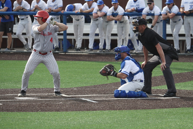 Saint Louis University Baseball vs Illinois State University 2026 XXXXVIII.jpg :: Saint Louis University Baseball vs Illinois State University 2026 at Billikens Sports Center in St. Louis, Missouri, USA. SLU loss 8-5 in regulation play. NCAA, NCAA Baseball, College Baseball, Missouri Valley Conference, A10 Conference