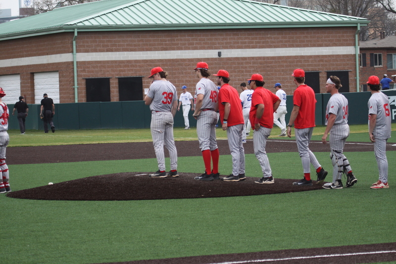 Saint Louis University Baseball vs Illinois State University 2026 a -XXXXII.jpg :: Saint Louis University Baseball vs Illinois State University 2026 at Billikens Sports Center in St. Louis, Missouri, USA. 8-5 loss for the Billikens to the Redbirds. Division I Baseball, NCAA Baseball, College Baseball 03/10/2026 