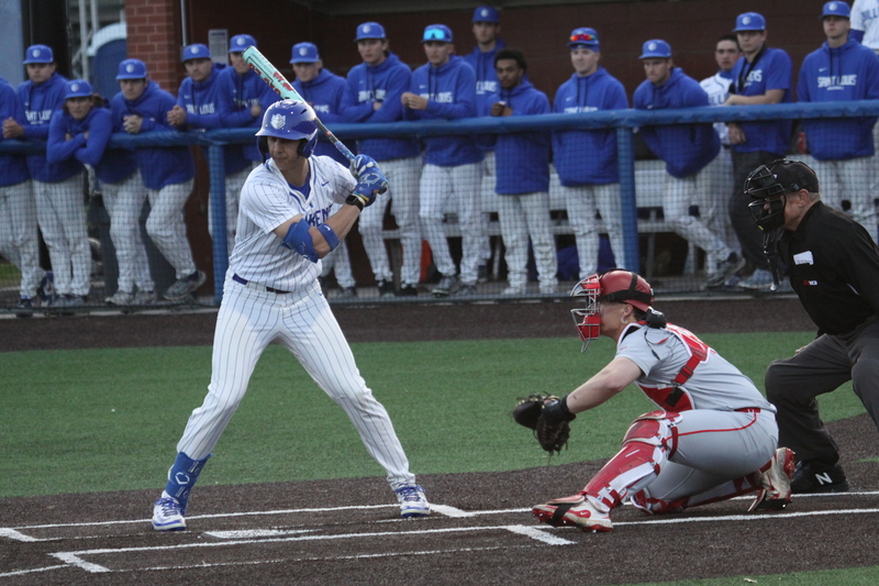 Saint Louis University Baseball vs University of Dayton 2026 LV.jpg :: Saint Louis University Baseball vs University of Dayton 2026 at Billikens in St. Louis, Missouri, USA. 03/13/2026 6pm, NCAA, NCAA Baseball, College Baseball, Division I Baseball, A10 Conference, A10 Baseball