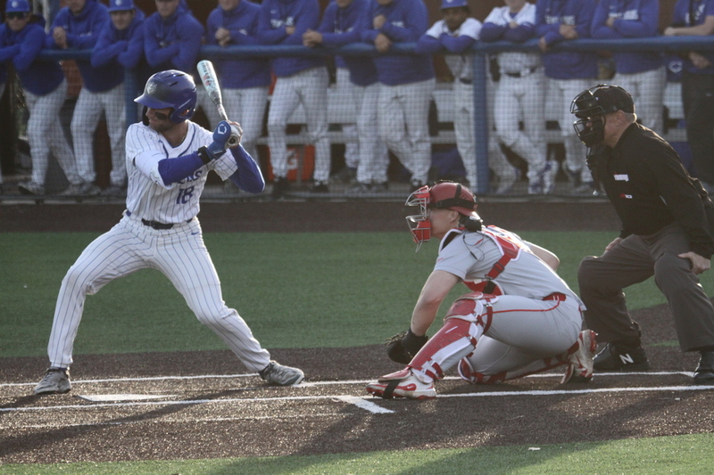 Saint Louis University Baseball vs University of Dayton 2026 XXXVIII.jpg :: Saint Louis University Baseball vs University of Dayton 2026 at Billikens in St. Louis, Missouri, USA. 03/13/2026 6pm, NCAA, NCAA Baseball, College Baseball, Division I Baseball, A10 Conference, A10 Baseball