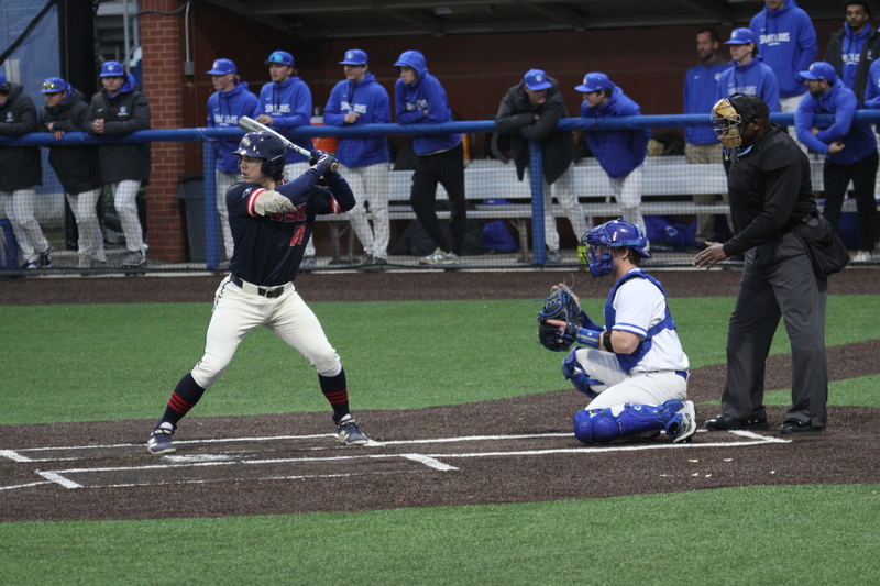 Saint Louis University Baseball vs University of Southern Indiana 2026 A -CIII.jpg :: Saint Louis University Baseball vs University of Southern Indiana at Billikens Sports Center in St. Louis, Missouri, USA. NCAA, College Baseball, A10 Conference, SLU wins 3-1, 02-25-2026 3 pm