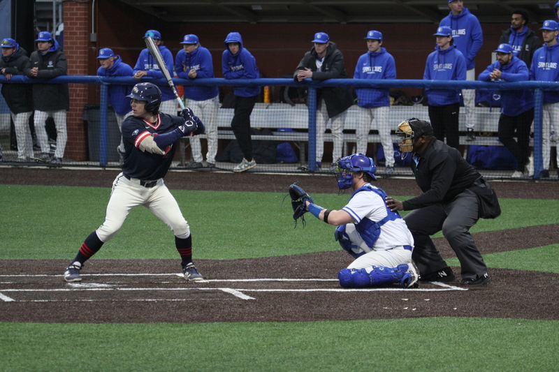 Saint Louis University Baseball vs University of Southern Indiana 2026 A -CV.jpg :: Saint Louis University Baseball vs University of Southern Indiana at Billikens Sports Center in St. Louis, Missouri, USA. NCAA, College Baseball, A10 Conference, SLU wins 3-1, 02-25-2026 3 pm