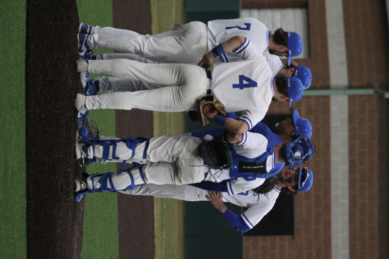 Saint Louis University Baseball vs University of Southern Indiana 2026 A -LI.jpg :: Saint Louis University Baseball vs University of Southern Indiana at Billikens Sports Center in St. Louis, Missouri, USA. NCAA, College Baseball, A10 Conference, SLU wins 3-1, 02-25-2026 3 pm