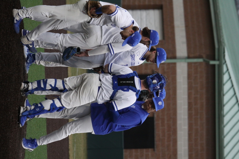 Saint Louis University Baseball vs University of Southern Indiana 2026 A -LIV.jpg :: Saint Louis University Baseball vs University of Southern Indiana at Billikens Sports Center in St. Louis, Missouri, USA. NCAA, College Baseball, A10 Conference, SLU wins 3-1, 02-25-2026 3 pm