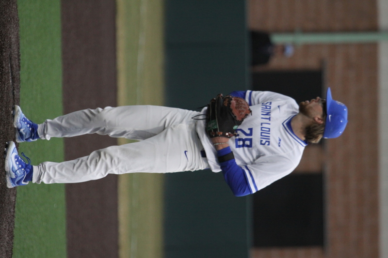 Saint Louis University Baseball vs University of Southern Indiana 2026 A -LV.jpg :: Saint Louis University Baseball vs University of Southern Indiana at Billikens Sports Center in St. Louis, Missouri, USA. NCAA, College Baseball, A10 Conference, SLU wins 3-1, 02-25-2026 3 pm