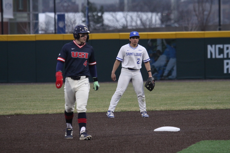 Saint Louis University Baseball vs University of Southern Indiana 2026 A -LXVI.jpg :: Saint Louis University Baseball vs University of Southern Indiana at Billikens Sports Center in St. Louis, Missouri, USA. NCAA, College Baseball, A10 Conference, SLU wins 3-1, 02-25-2026 3 pm