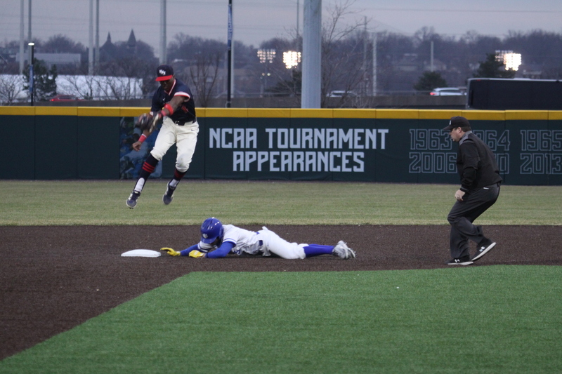 Saint Louis University Baseball vs University of Southern Indiana 2026 A -LXXX.jpg :: Saint Louis University Baseball vs University of Southern Indiana at Billikens Sports Center in St. Louis, Missouri, USA. NCAA, College Baseball, A10 Conference, SLU wins 3-1, 02-25-2026 3 pm