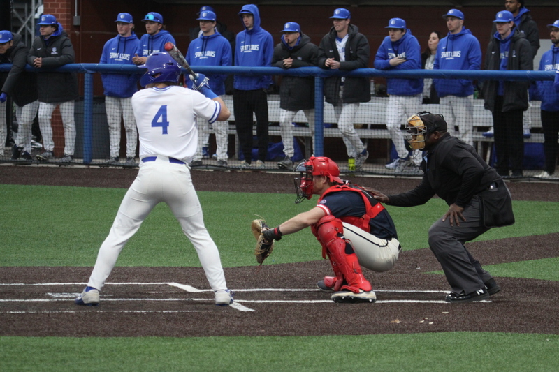 Saint Louis University Baseball vs University of Southern Indiana 2026 A -LXXXIII.jpg :: Saint Louis University Baseball vs University of Southern Indiana at Billikens Sports Center in St. Louis, Missouri, USA. NCAA, College Baseball, A10 Conference, SLU wins 3-1, 02-25-2026 3 pm