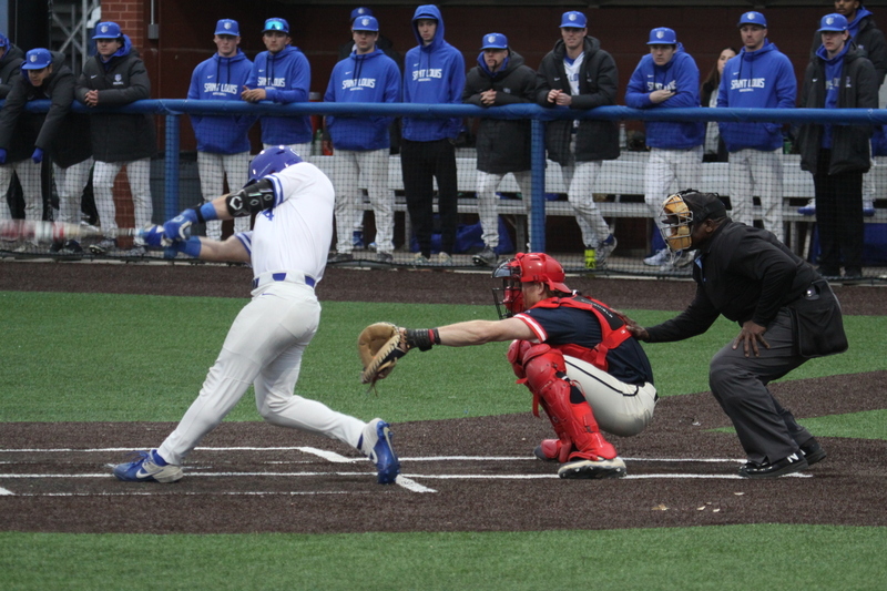 Saint Louis University Baseball vs University of Southern Indiana 2026 A -LXXXIV.jpg :: Saint Louis University Baseball vs University of Southern Indiana at Billikens Sports Center in St. Louis, Missouri, USA. NCAA, College Baseball, A10 Conference, SLU wins 3-1, 02-25-2026 3 pm