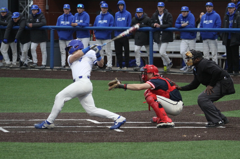 Saint Louis University Baseball vs University of Southern Indiana 2026 A -LXXXV.jpg :: Saint Louis University Baseball vs University of Southern Indiana at Billikens Sports Center in St. Louis, Missouri, USA. NCAA, College Baseball, A10 Conference, SLU wins 3-1, 02-25-2026 3 pm