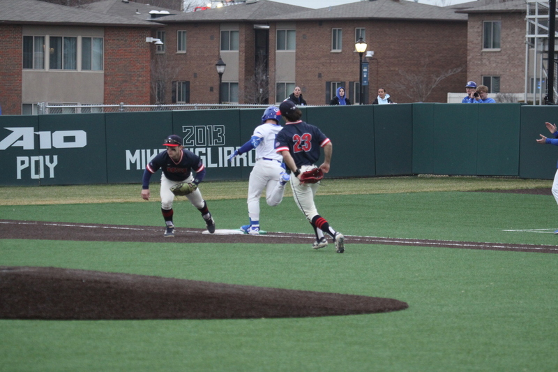 Saint Louis University Baseball vs University of Southern Indiana 2026 A -XI.jpg :: Saint Louis University Baseball vs University of Southern Indiana at Billikens Sports Center in St. Louis, Missouri, USA. 02/25/2026 55 degrees and cloudy, NCAA, Division I, College Baseball 3-1 win for the Billikens.