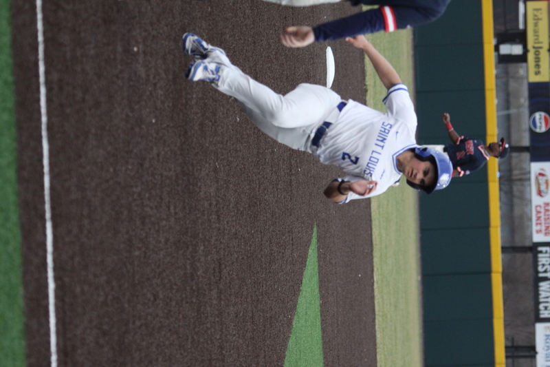 Saint Louis University Baseball vs University of Southern Indiana 2026 A -XIX.jpg :: Saint Louis University Baseball vs University of Southern Indiana at Billikens Sports Center in St. Louis, Missouri, USA. 02/25/2026 55 degrees and cloudy, NCAA, Division I, College Baseball 3-1 win for the Billikens.
