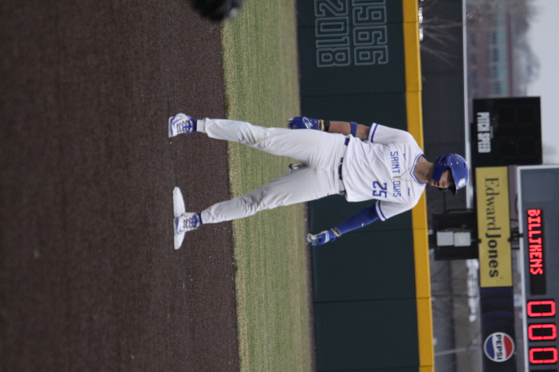 Saint Louis University Baseball vs University of Southern Indiana 2026 A -XXII.jpg :: Saint Louis University Baseball vs University of Southern Indiana at Billikens Sports Center in St. Louis, Missouri, USA. 02/25/2026 55 degrees and cloudy, NCAA, Division I, College Baseball 3-1 win for the Billikens.