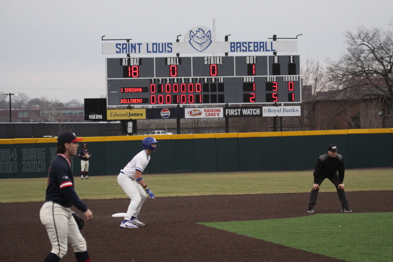 Saint Louis University Baseball vs University of Southern Indiana 2026 A -XXIII.jpg :: Saint Louis University Baseball vs University of Southern Indiana at Billikens Sports Center in St. Louis, Missouri, USA. 02/25/2026 55 degrees and cloudy, NCAA, Division I, College Baseball 3-1 win for the Billikens.