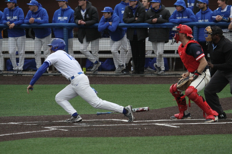 Saint Louis University Baseball vs University of Southern Indiana 2026 A -XXIX.jpg :: Saint Louis University Baseball vs University of Southern Indiana at Billikens Sports Center in St. Louis, Missouri, USA. 02/25/2026 55 degrees and cloudy, NCAA, Division I, College Baseball 3-1 win for the Billikens.