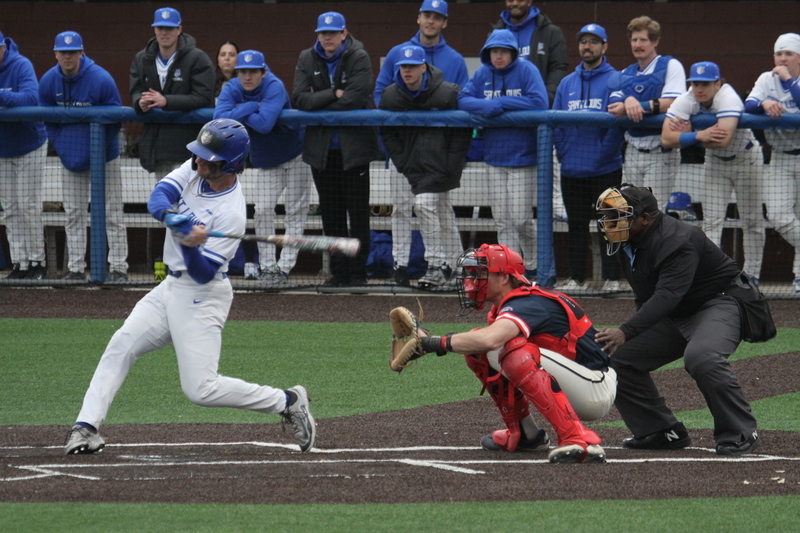 Saint Louis University Baseball vs University of Southern Indiana 2026 A -XXVIII.jpg :: Saint Louis University Baseball vs University of Southern Indiana at Billikens Sports Center in St. Louis, Missouri, USA. 02/25/2026 55 degrees and cloudy, NCAA, Division I, College Baseball 3-1 win for the Billikens.