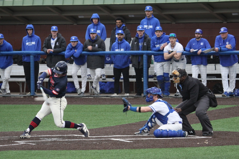 Saint Louis University Baseball vs University of Southern Indiana 2026 A -XXXIX.jpg :: Saint Louis University Baseball vs University of Southern Indiana at Billikens Sports Center in St. Louis, Missouri, USA. 02/25/2026 55 degrees and cloudy, NCAA, Division I, College Baseball 3-1 win for the Billikens.