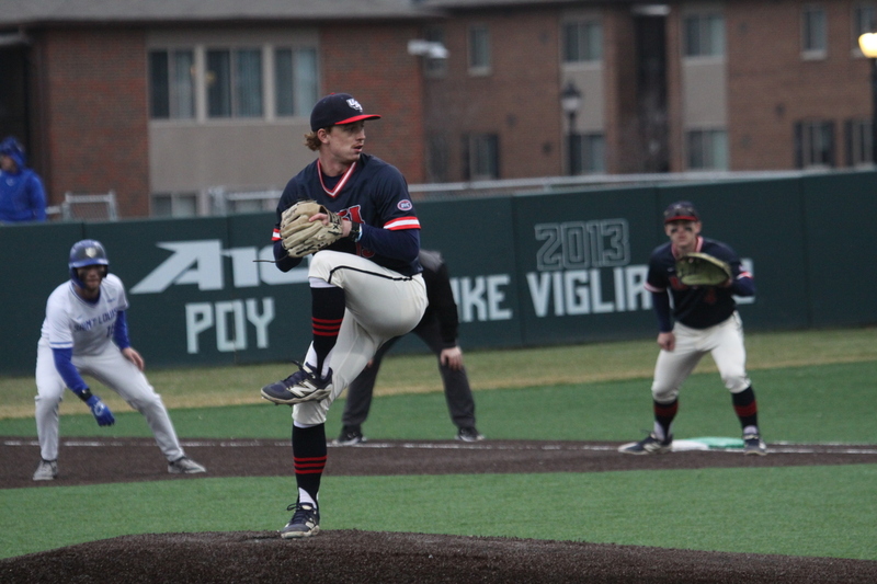 Saint Louis University Baseball vs University of Southern Indiana 2026 A -XXXV.jpg :: Saint Louis University Baseball vs University of Southern Indiana at Billikens Sports Center in St. Louis, Missouri, USA. 02/25/2026 55 degrees and cloudy, NCAA, Division I, College Baseball 3-1 win for the Billikens.