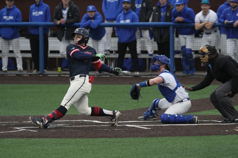 Saint Louis University Baseball vs University of Southern Indiana 2026 A -XXXXII.jpg :: Saint Louis University Baseball vs University of Southern Indiana at Billikens Sports Center in St. Louis, Missouri, USA. NCAA, College Baseball, A10 Conference, SLU wins 3-1, 02-25-2026 3 pm