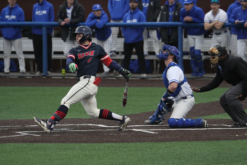 Saint Louis University Baseball vs University of Southern Indiana 2026 A -XXXXIII.jpg :: Saint Louis University Baseball vs University of Southern Indiana at Billikens Sports Center in St. Louis, Missouri, USA. NCAA, College Baseball, A10 Conference, SLU wins 3-1, 02-25-2026 3 pm