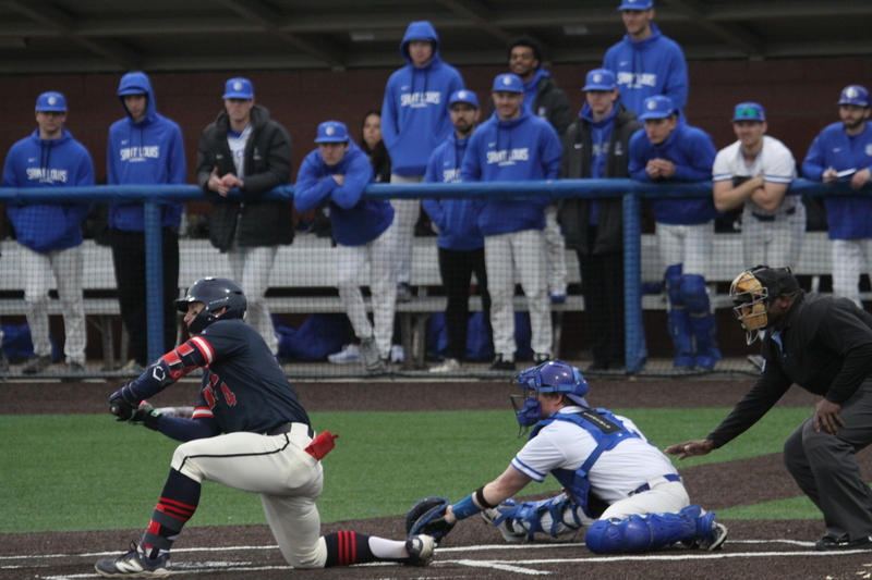 Saint Louis University Baseball vs University of Southern Indiana 2026 A -XXXXV.jpg :: Saint Louis University Baseball vs University of Southern Indiana at Billikens Sports Center in St. Louis, Missouri, USA. NCAA, College Baseball, A10 Conference, SLU wins 3-1, 02-25-2026 3 pm